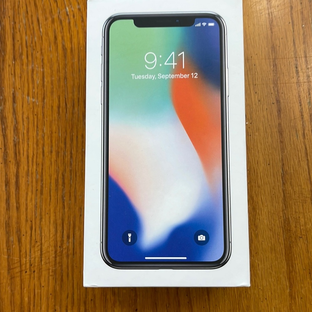 iPhone X 256GB empty box